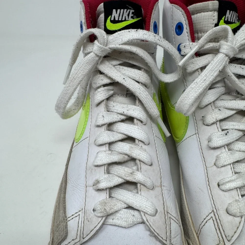 (NO INSERTS) Nike Blazer Mid 77 White‎ Mystic Shoe DV2234-100 Boys Size 7Y